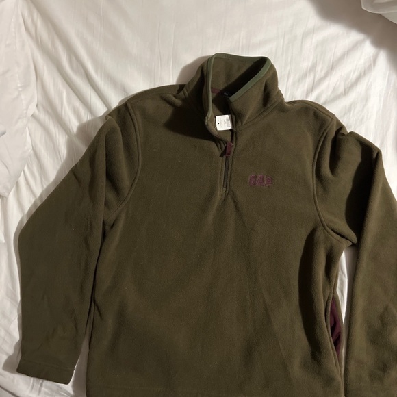 Gap 1/4 zip hunter green Jacket XS - Picture 2 of 10